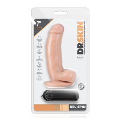 DR. SKIN DR. SPIN GYRATING DILDO FLESH