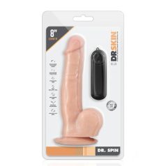 DR. SKIN DR. SPIN GYRATING DILDO FLESH