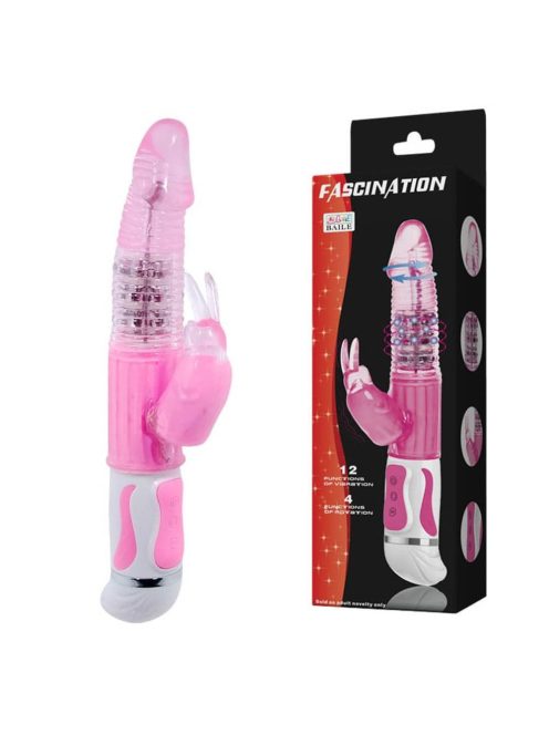 Fascination Bunny Vibrator Pink 1