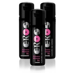   EROS Pleasure - Kissable Massage Gel Warming - CHERRY - 100ml