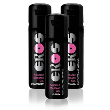 EROS Pleasure - Kissable Massage Gel Warming - CHERRY - 100ml