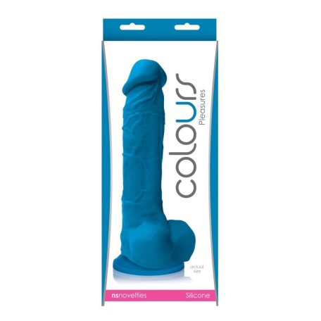 Colours Pleasures 8 inch Dildo Blue