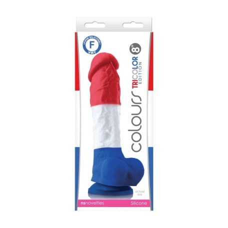 Colours Pleasures - Tricolor 8" - Dildo