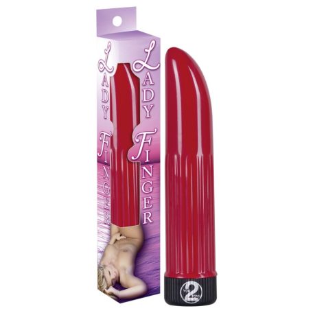 Vibrator Ladyfinger Red