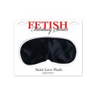 Satin Love Mask  Black