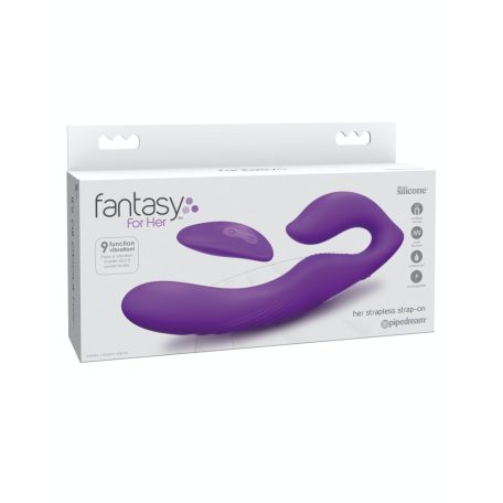 Her Ultimate Strapless Strap-On  Purple