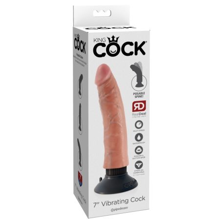 7" Vibrating Cock  Light