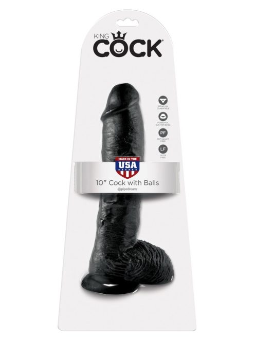 King Cock  10" Cock with Balls