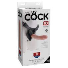 Strap on Harness with 8" Cock Light