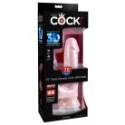 8" Triple Density Fat Cock with Balls Light