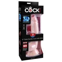 10" Triple Density Cock with Balls Light