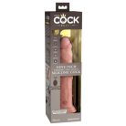 9" Dual Density Vibrating Silicone Cock with Remote  Light