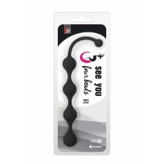 See You Four Beads Anal Black