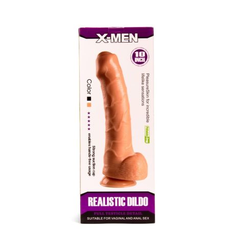 X-MEN Realistic Dildo 10 inch Flesh