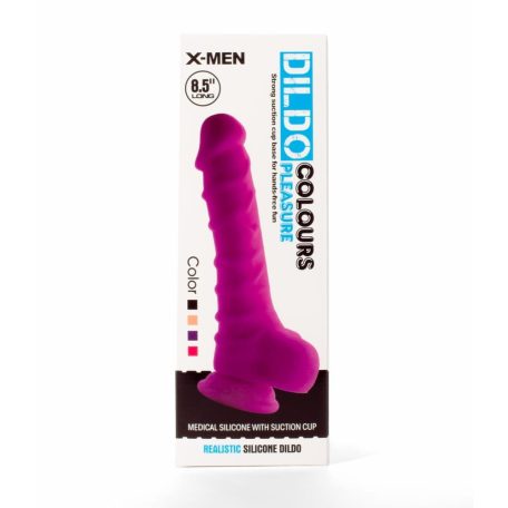 X-MEN 8.5" Dildo Colours Pleasure Black 1