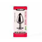 X-MEN Secret Shade Metal Butt Plug Red M
