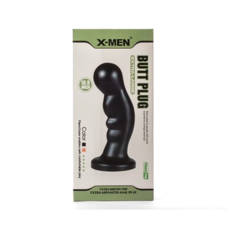 X-Men 10.9" Extra Large Butt Plug Black