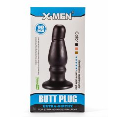 X-Men 10" Extra Girthy Butt Plug Black VII