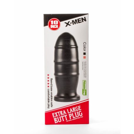 X-Men 10" Extra Large Butt Plug Black I