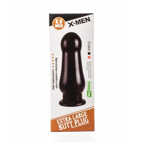X-Men 8.8" Extra Large Butt Plug Black