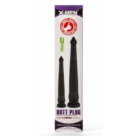 X-Men 12.6" Butt Plug PVC Black