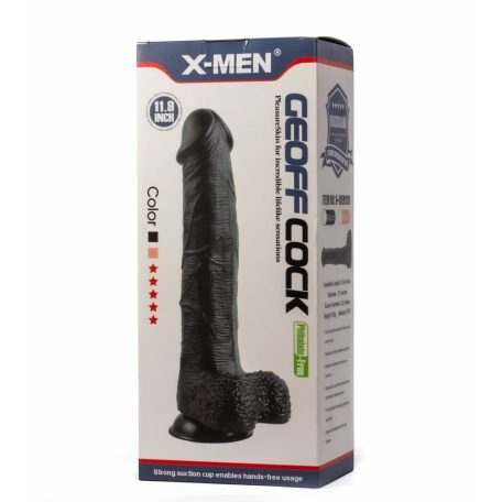 X-MEN Geoff 11.9" Cock Black