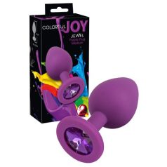 Colorful Joy Jewel Purple Plug